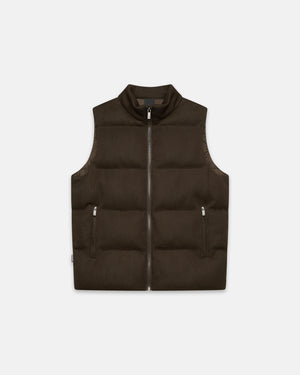VEST - BROWN