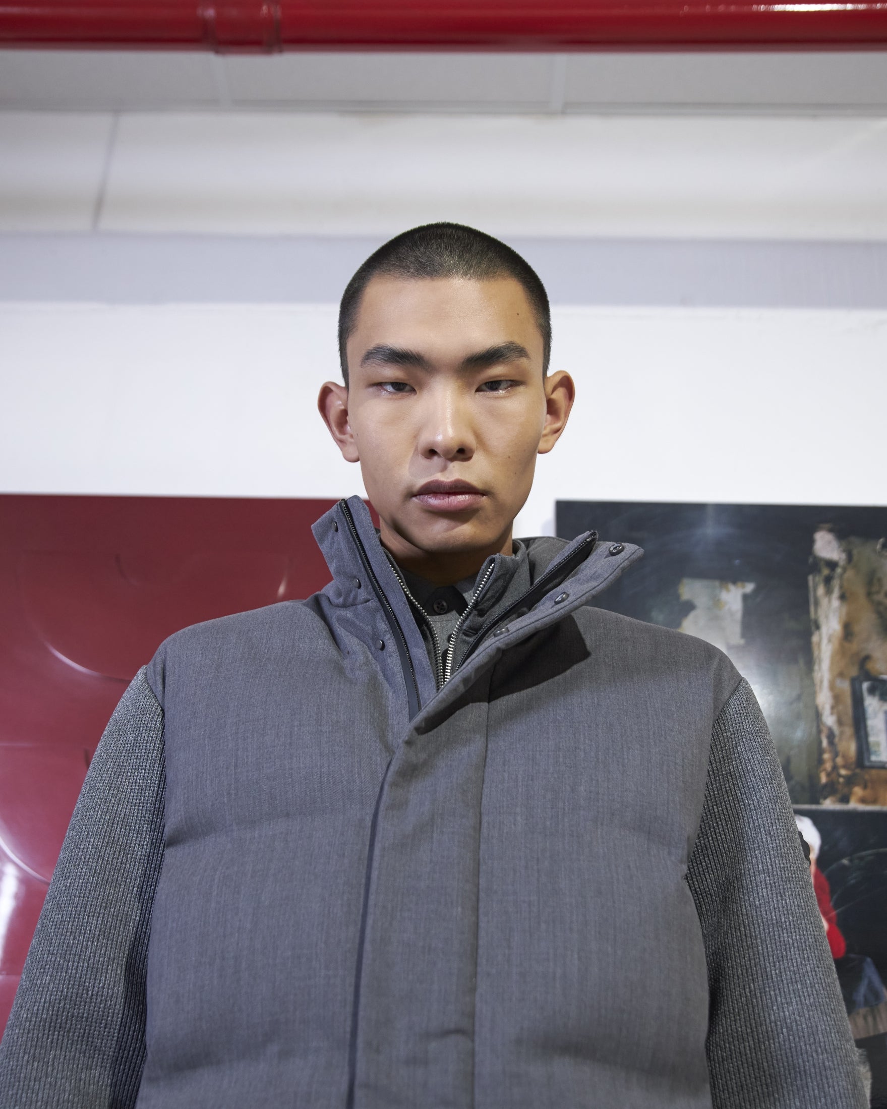 BLEND WOOL - GREY MELANGE