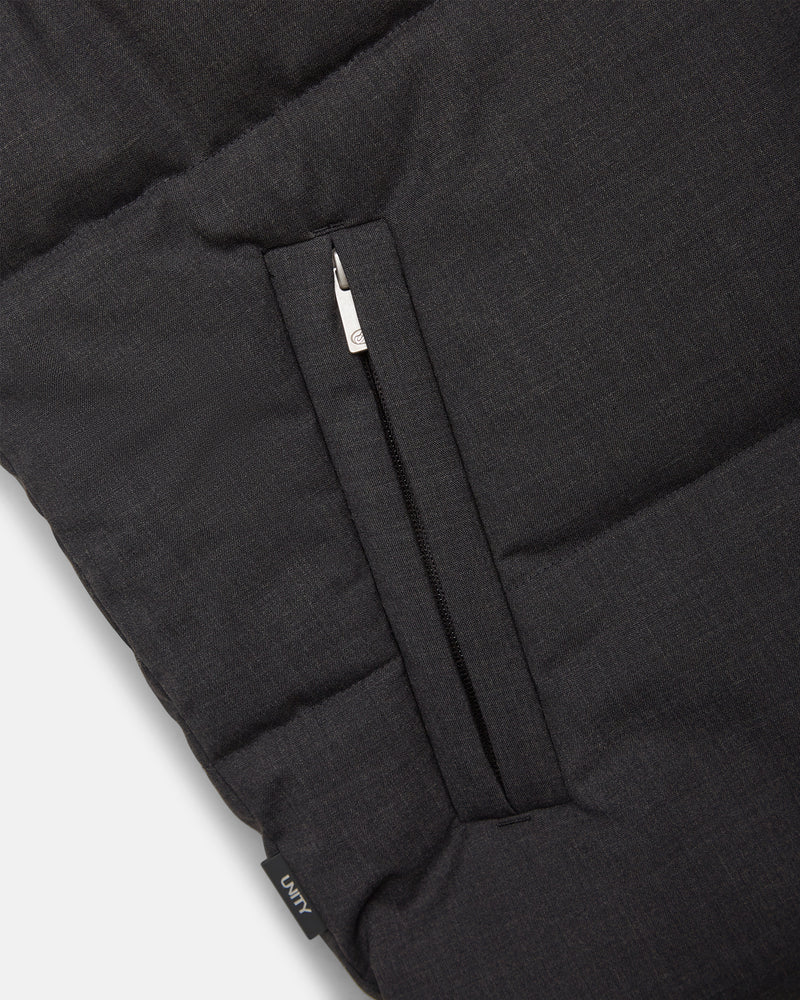 SHINE WOOL -  GREY MELANGE