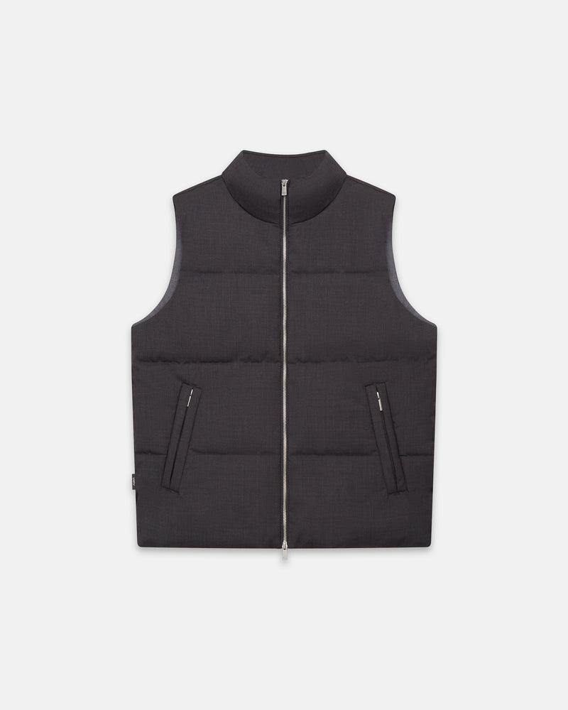 SHINE WOOL -  GREY MELANGE