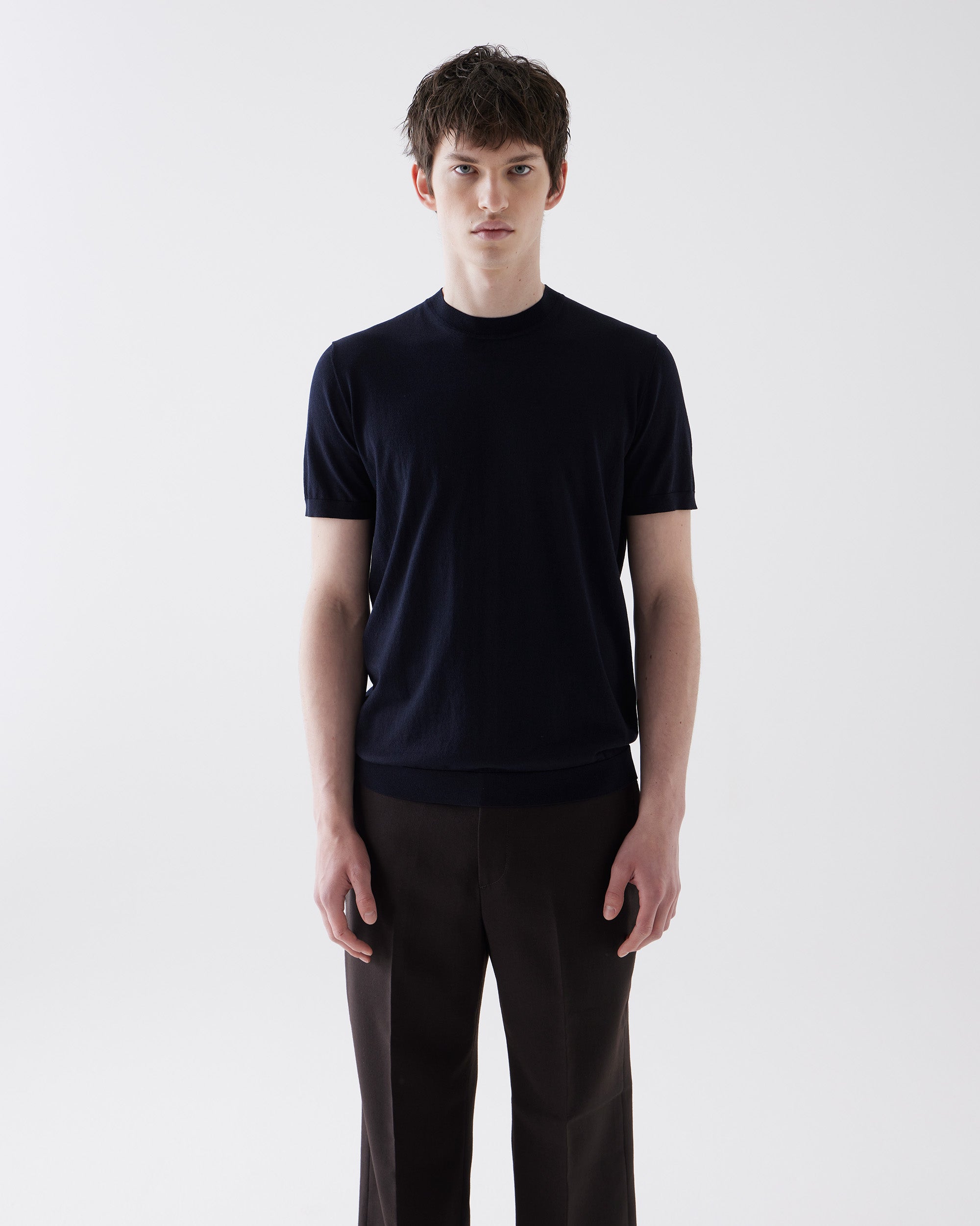 LION SILK - NAVY BLUE