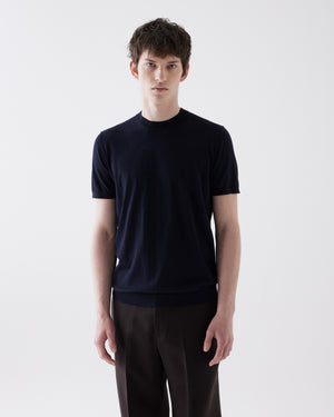 LION SILK - NAVY BLUE