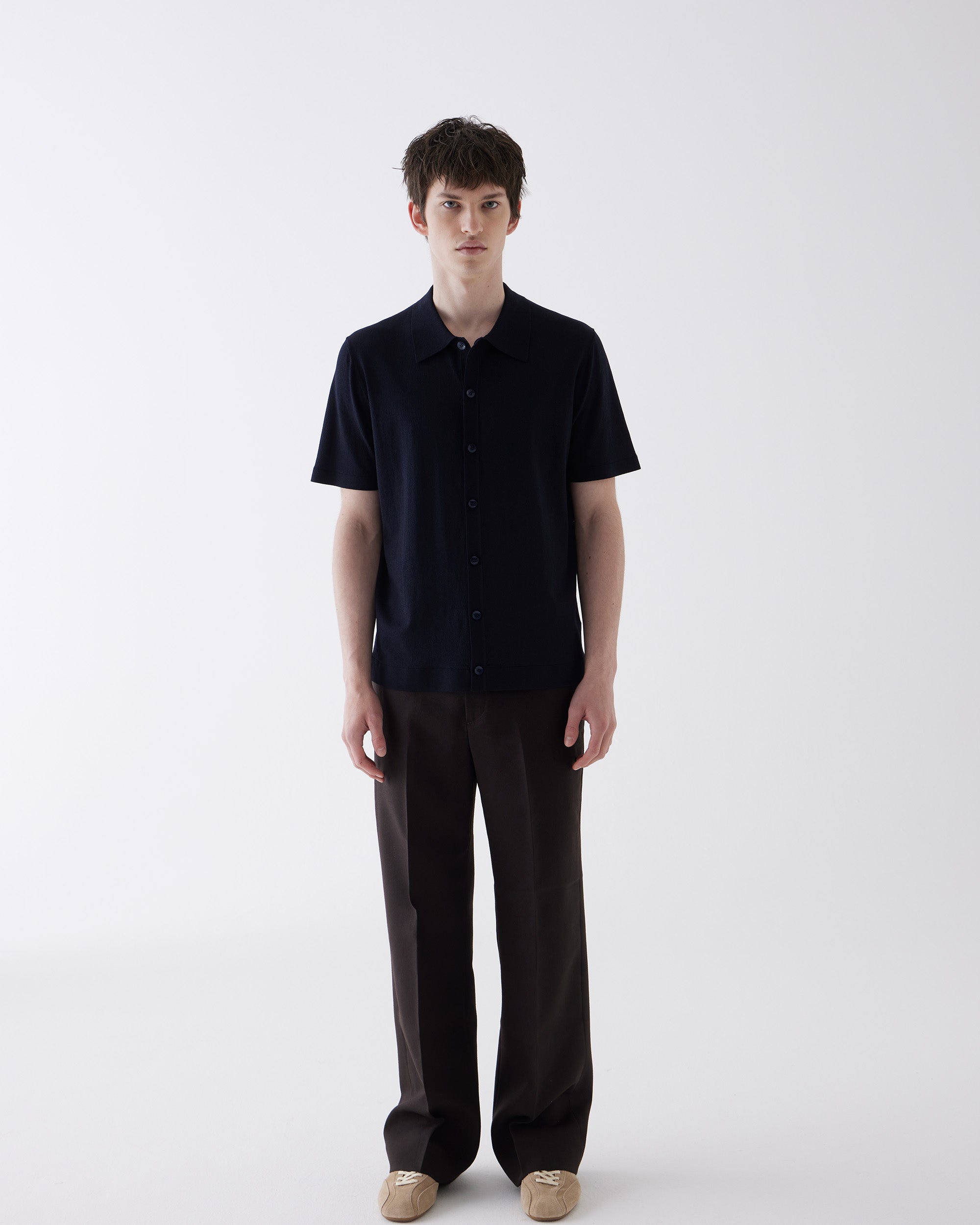 TOWN SILK - NAVY BLUE