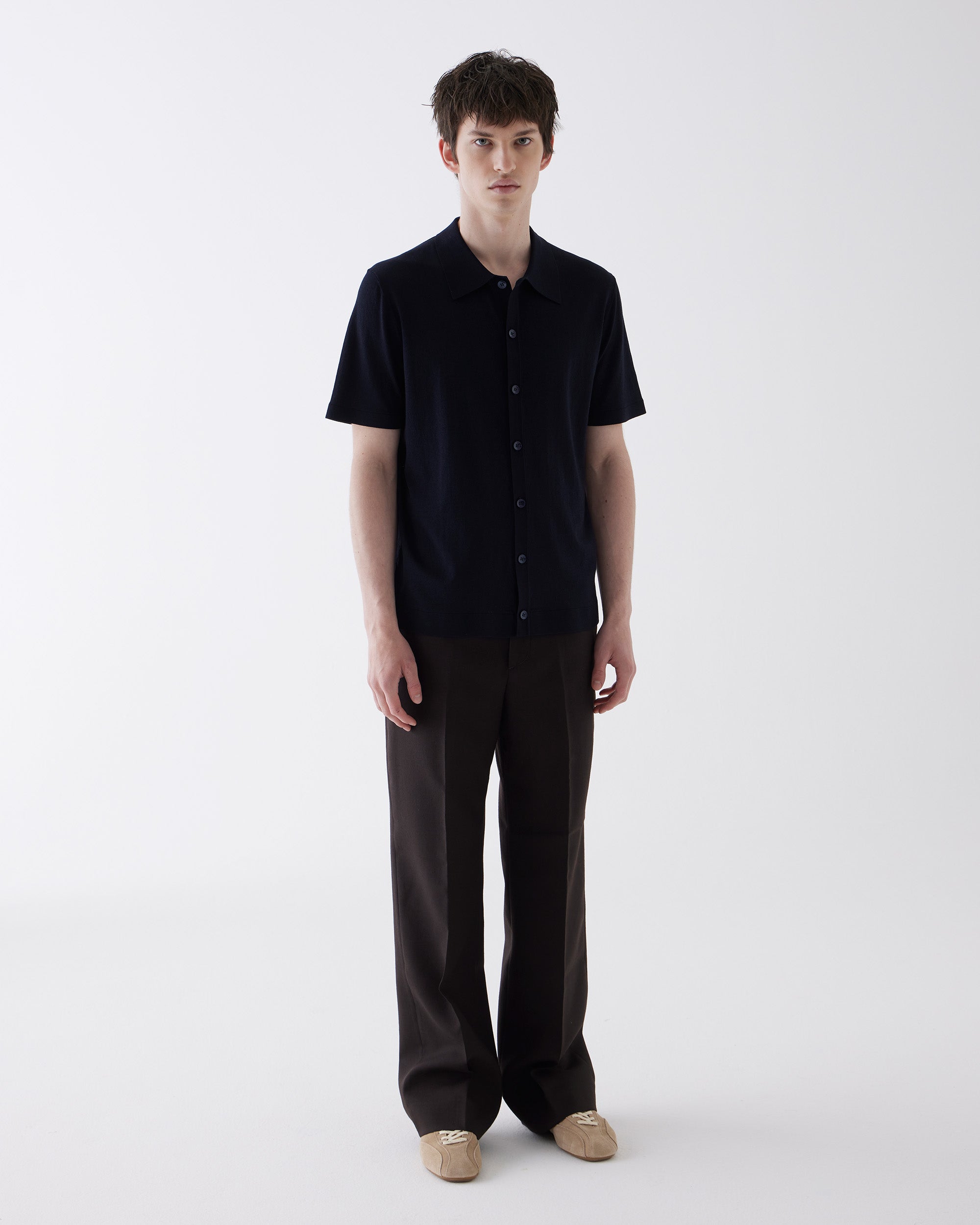 TOWN SILK - NAVY BLUE