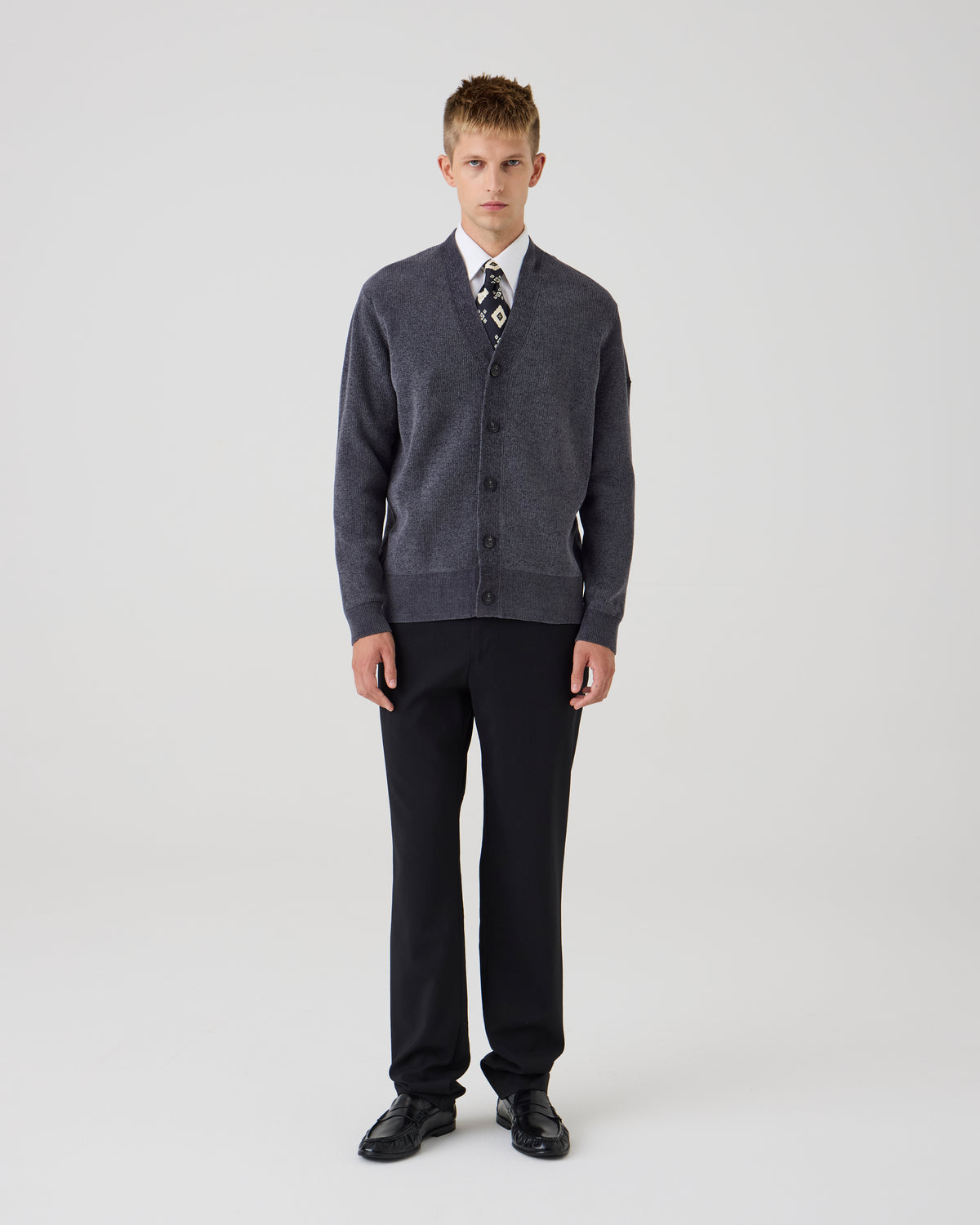 CARDIGAN CHENI -  GREY MELANGE