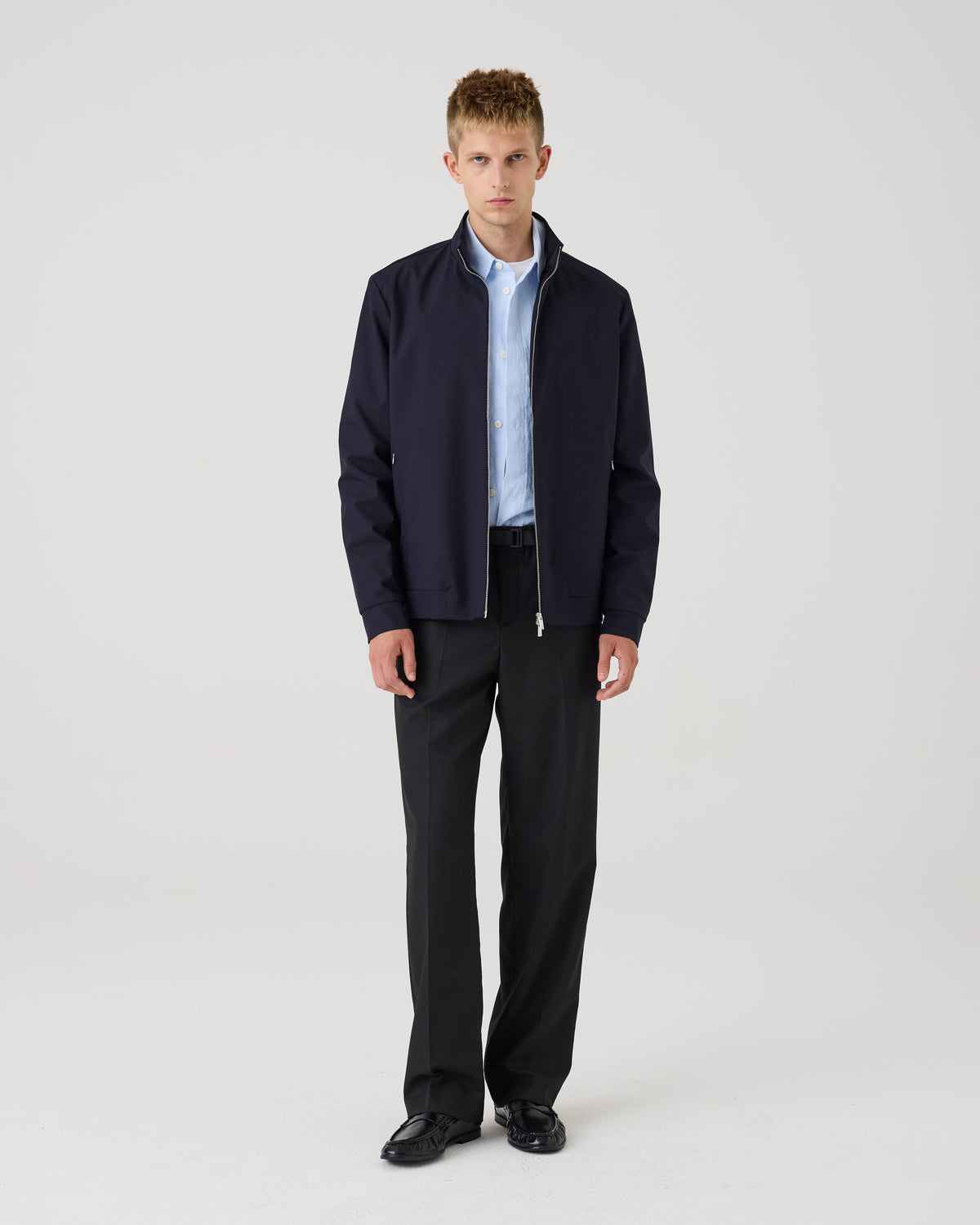 IRISH WOOL - BLU NAVY