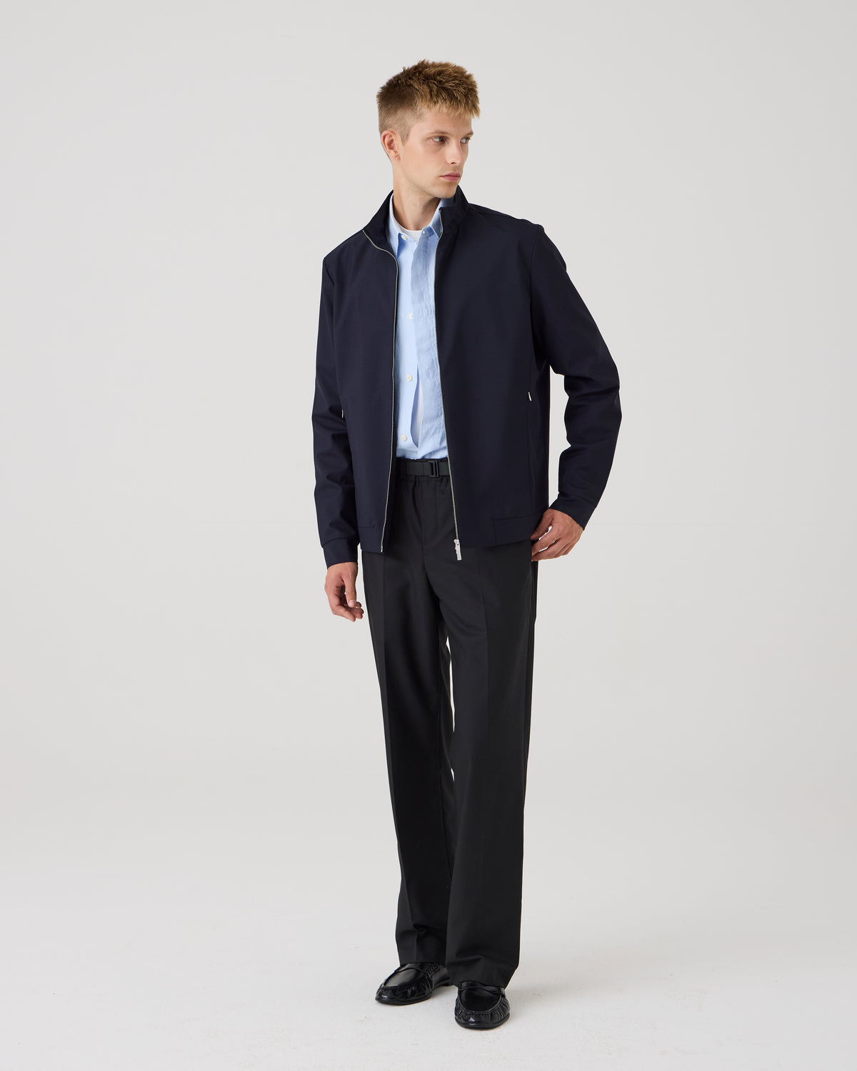 IRISH WOOL - BLU NAVY
