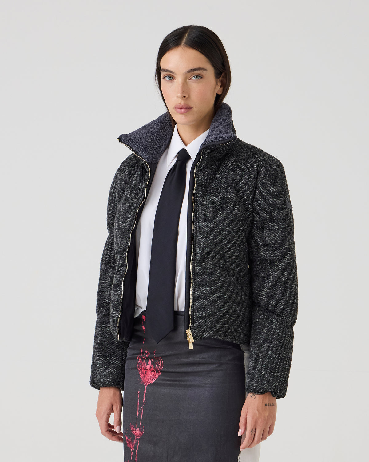 RIVIERA TWEED -  GREY TWEED