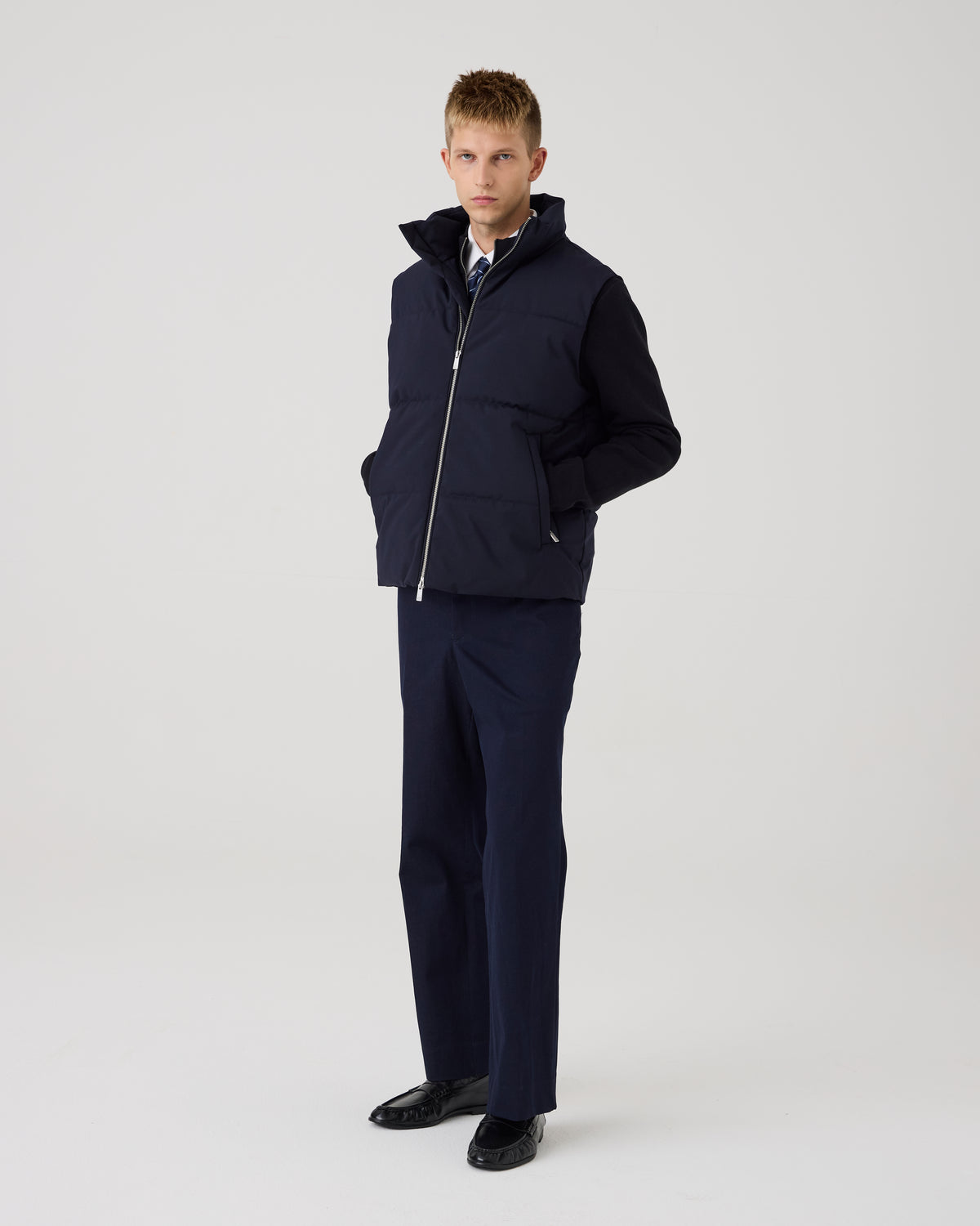 SHINE WOOL -  BLU NAVY