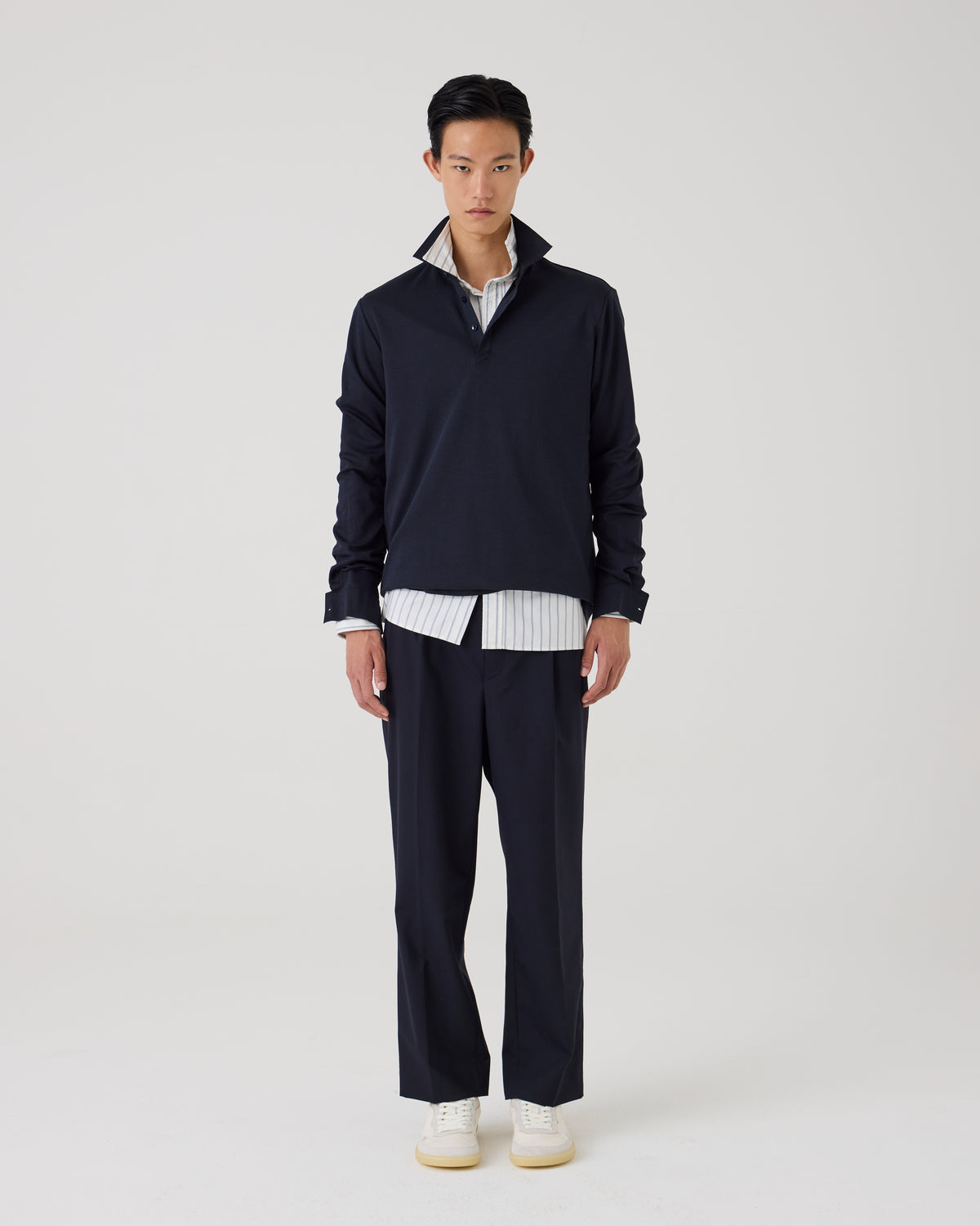 WEIRS LS -  BLU NAVY