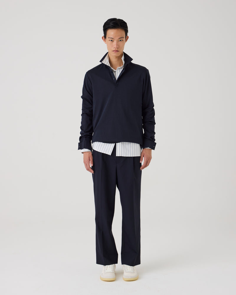 WEIRS LS -  BLU NAVY