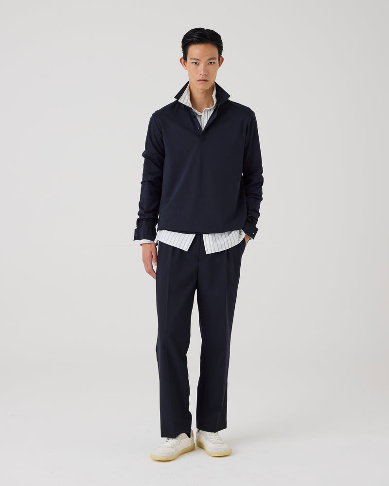 WEIRS LS -  BLU NAVY