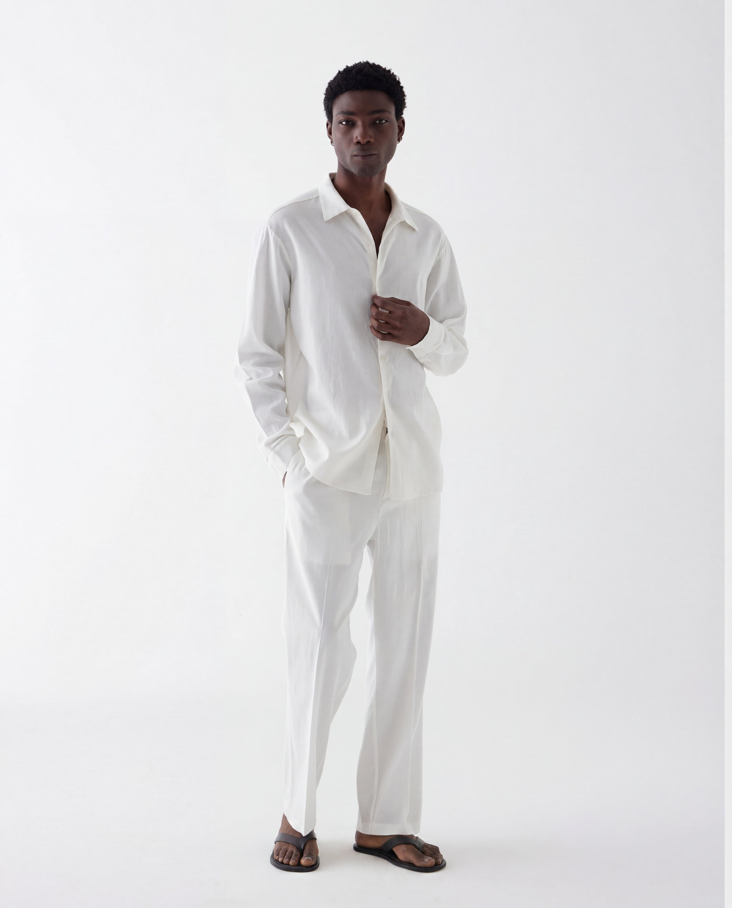 HYRON TENCEL - WHITE
